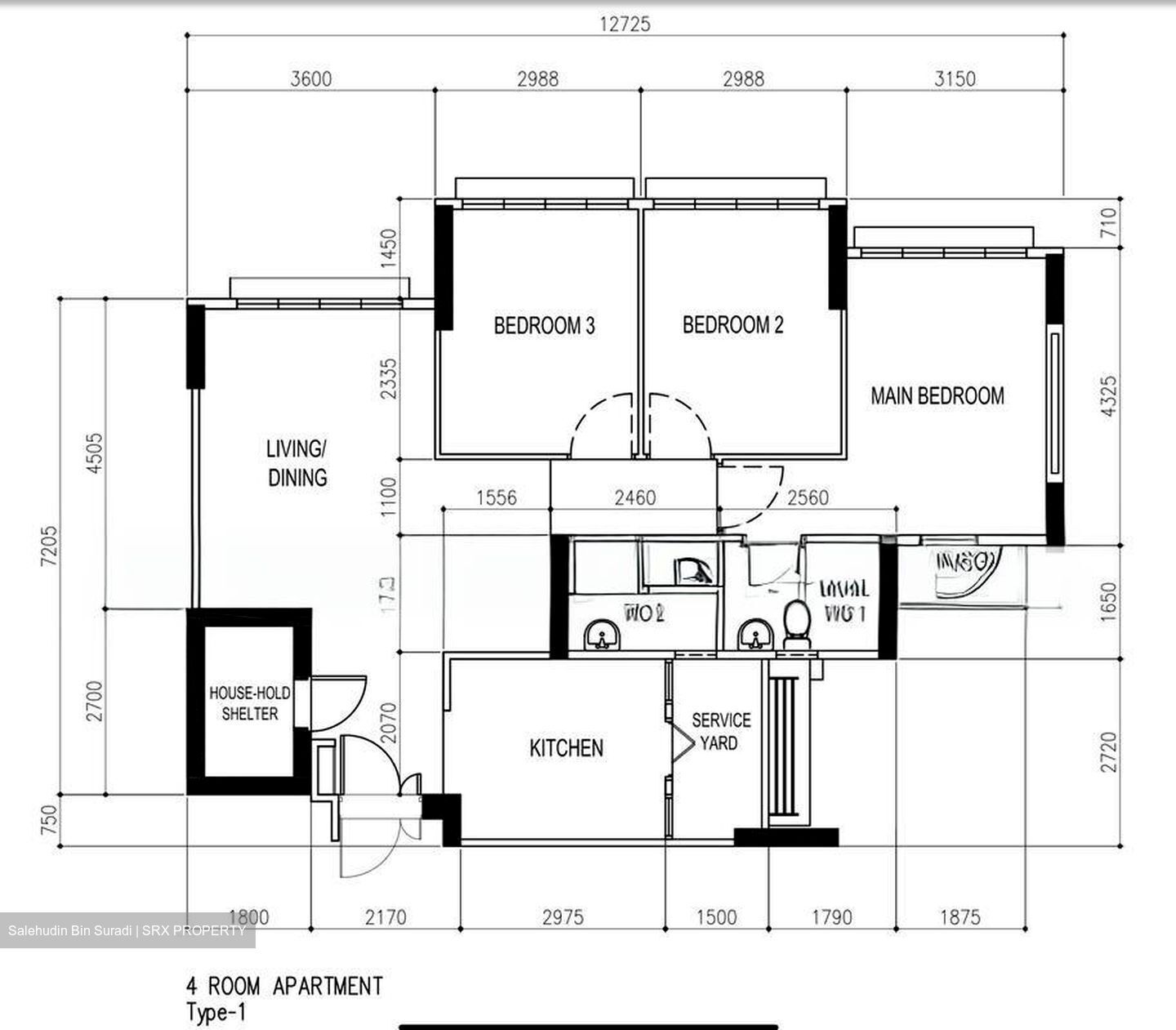 Blk 274B Compassvale Helm (Sengkang), HDB 4 Rooms #510611461